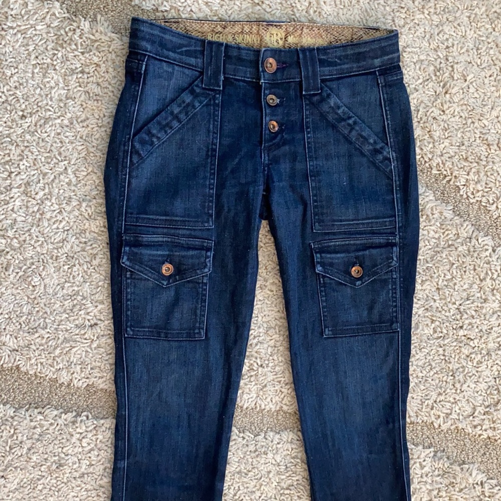 RICH & SKINNY Summer Night denim jeans Size 25